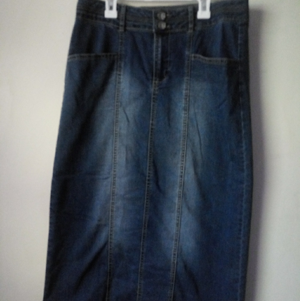 Blue jean skirt